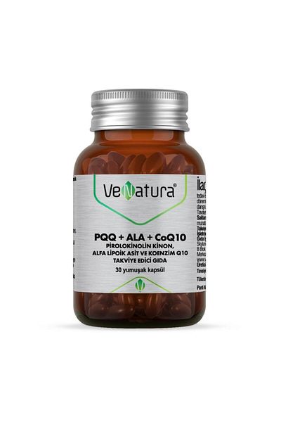 VeNatura Pirolokinolin Kinon, Alpha Lipoic Acid And Coenzyme Q10 Food Supplement