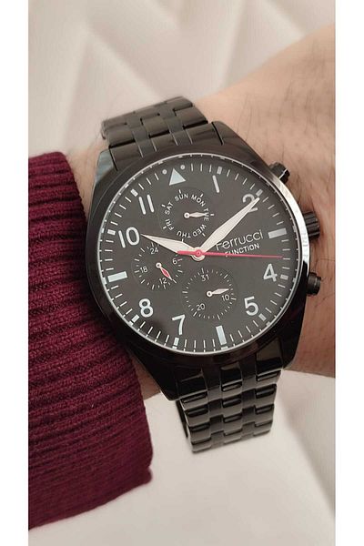 Ferrucci Steel Case Men's Wristwatch Function 2025