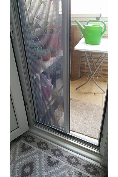 Alücan Sürgülü Katlanır Akordeon Pileli Kapı Sinekliği (EN 0-90, BOY 150-230 CM ARASI FİYATI)