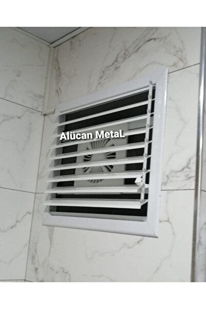 Alücan Banyo İçin Fanlı Aspiratörlü Havalandırma Menfezleri, Ölçüye Özel İmalat, Duvara Geçme Sistem