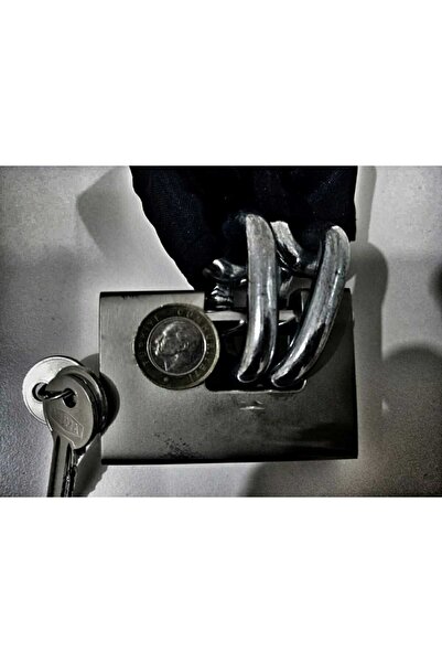 lawrenceshop 1.5 Metre 10 Mm Kalınlığında Motorsiklet Zincir Çelik Kilit Scoo...