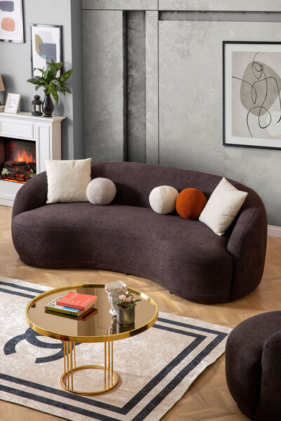 Eymense Elips Üçlü Kanepe