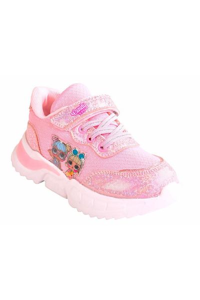 LOL Girl's Light Sole Pink & Lilac Sports Shoes Sneakers