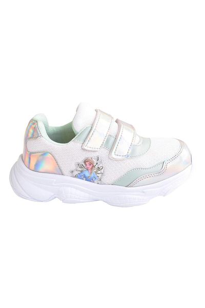 Frozen Pantofi sport albi cu talpă flexibilă ușoară Elsa pentru fetiță
