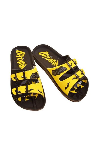 Batman Boys' Slippers Yellow Pool Beach Sea Slippers
