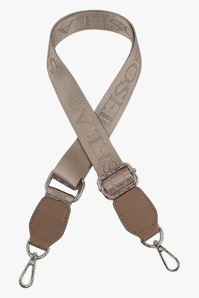 SOSELA 99-90002 Mink 3 Cm Column Nickel Strap Bag Accessory