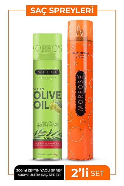 Morfose Saç Şekillendirici Sprey Seti 2'li