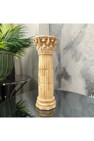 Sungur Sanat Antik Biblo Dekoratif Sütun özel El Yapımı Parça