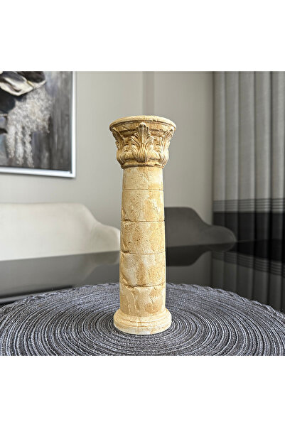 Sungur Sanat Antik Biblo Dekoratif Sütun özel El Yapımı Parça