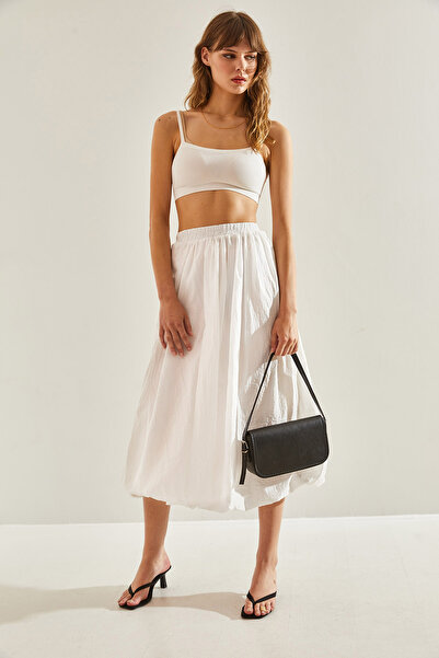 Bianco Lucci Ejtőernyős szövet léggömb szoknya - női, rugalmas derék, bélelt60251118