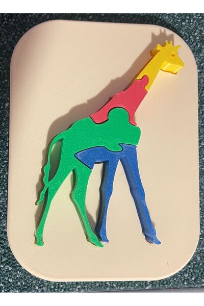 Giftbox3d Elephant Figured Puzzle for Kids - 175x130x10mm