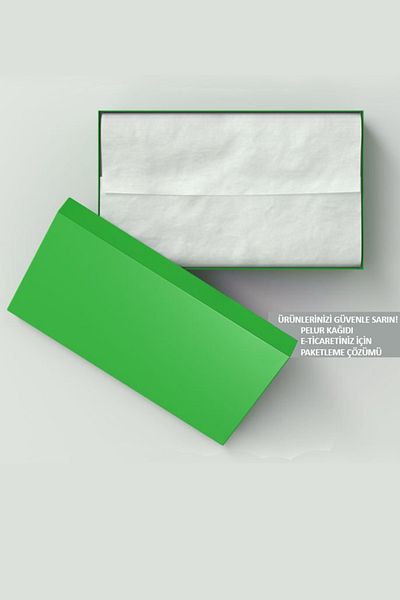 OLİ Art A4 Colored Plush Paper - 100 Pieces White Tissue Paper