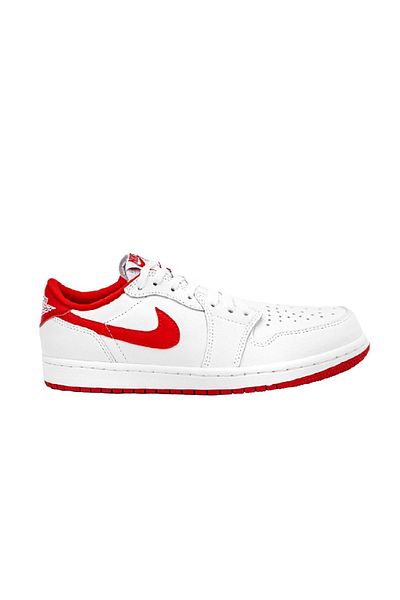 Nike AIR JORDAN 1 Retro Low OG - Bílá/Červená