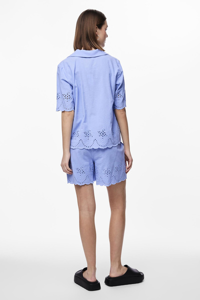 PIECES PCALMINA SS - Tričko Broderi