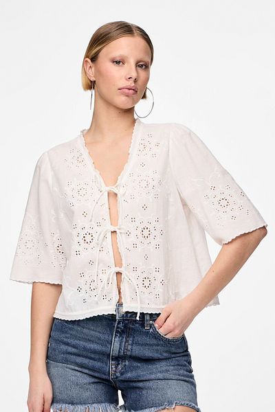 PIECES PCKORI 2/4 TOP BC - Comfortable Fit