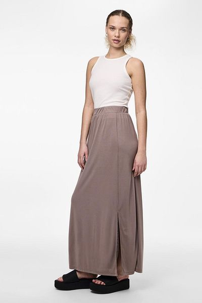PIECES PCANORA - Knöchellanges Kleid mit hoher Taille