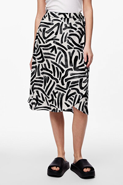 PIECES PCARLEM HW MIDI SKIRT