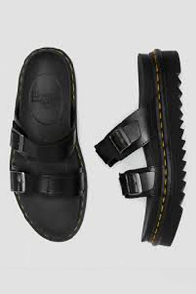 Dr. Martens Myles Black Brando - Bequem geschnittener Stoff