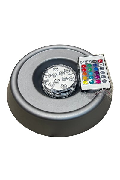 canper Plastik Led tabağı + Led Işık Kumandalı Nargile Led Tabağı