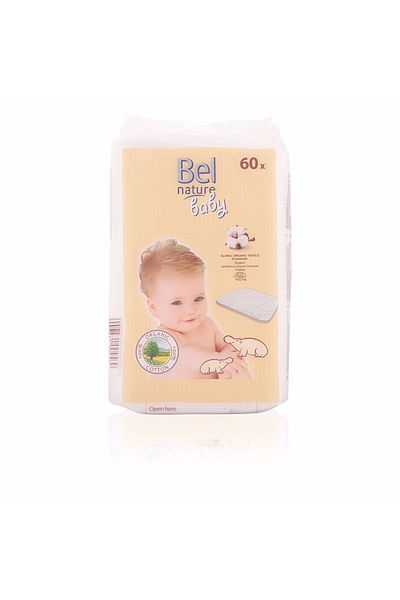 BEL Nature Ecocert Maxi Diskolar Bebé Algodón 100% Orgánico Bel 60 pz