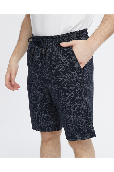 YHGTEKSTİL Men's Shorts - Two Thread Printed
