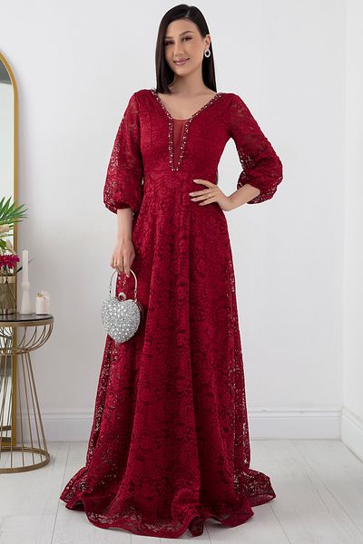 PULLIMM Rochie lungă din dantelă Mimosa 13312