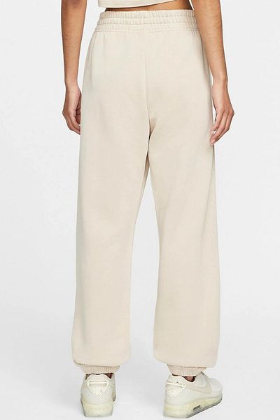 Nike Sportswear Esst. Collection Normal Waisted Loose Cut Cream Women's Sweatpants