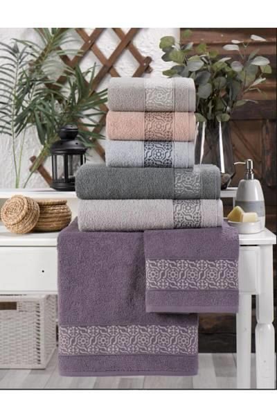 Şıkel Şikel 6 Pack Cotton Towel 50*90cm Mosaic