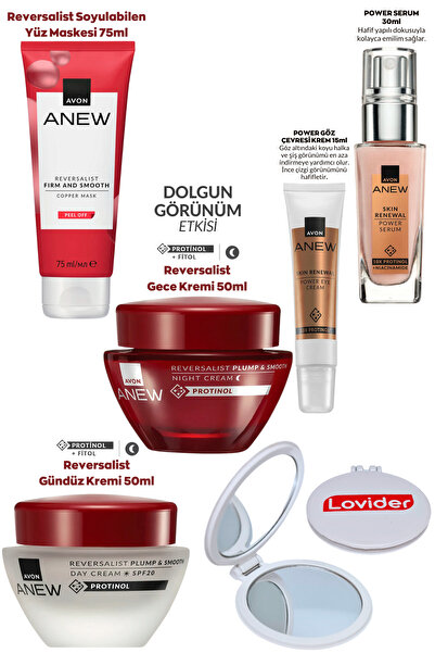 AVON Anew Reversalist 30-40 Yaş Set; Gündüz + Gece Kremi + Serum + Göz Çevres...