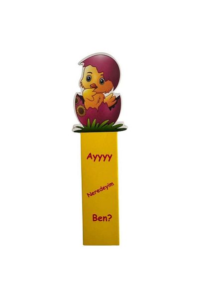 Gıpta GIPTA CHILDREN'S VISUAL BOOK SPLITTER CHICK