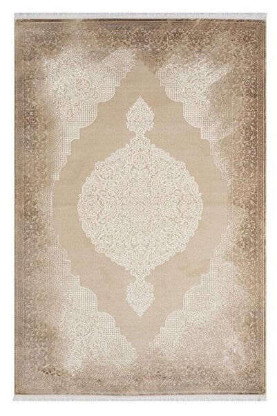 SEYRAN HALI Asya 524 Vizon Klasik Desen Akrilik Salon Halısı