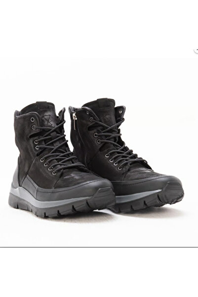 Gusse Ανδρικές μπότες casual από γνήσιο δέρμα Nubuck Hanns 12409
