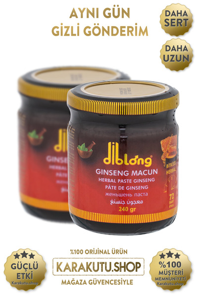 Diblong Çakşır Otu Macunu 2'li | Karakutu.shop | Kuvvet Macun Epimedium | Per...