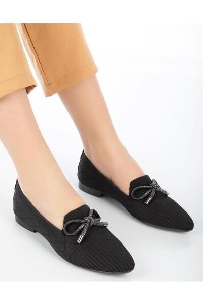 Ayakcenter Γυναικεία πλεκτά μπαλαρίνα Scarletta Cobalt - Καθημερινή χρήση