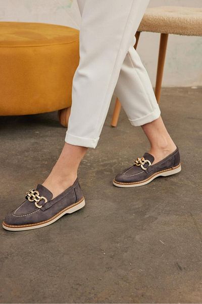 AZTEKA Marjinix Stylish Women's Loafer - Chain and Thermo Sole Daily Ballerina Shoes