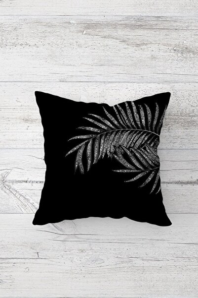 Genel Markalar Payet Desenli I?nce Yapraklı Tek Tarafı Baskılı Gizli Fermuarl...