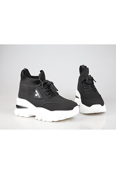 Ewoll 241-1007 Siyah Kadın Sneakers