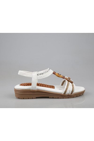 Guja 24y120-4 Orthopedic White Women's Sandals - Comfortable and Stylish