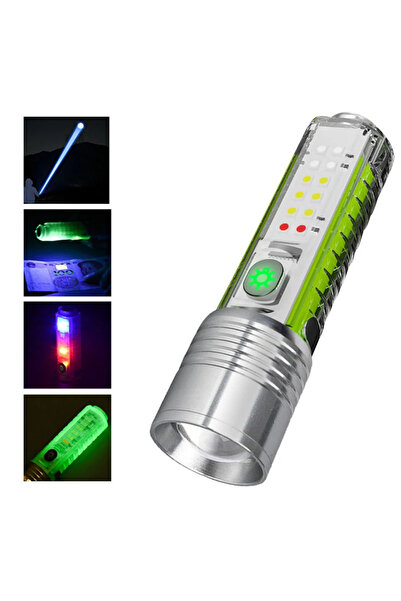 Watton WT-609 Xenon Süper Parlak LED Zoomlu Şarjlı El Feneri