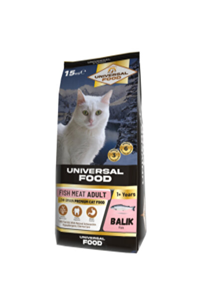 Universal UNİVERSAL SOMONLU PREMİUM KEDİ MAMASI 15KG