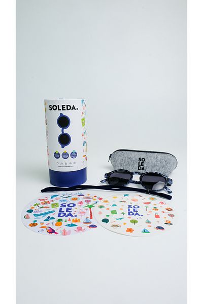 SOLEDA 3-6 Years Old Children's Sunglasses - Ocean Blue