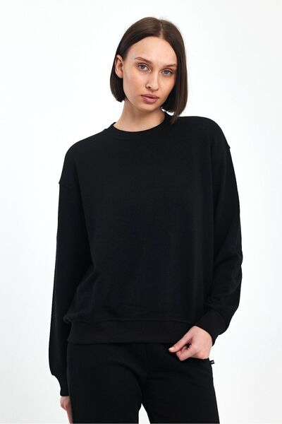 ODDA Bisiklet Yaka İnce Sweatshirt