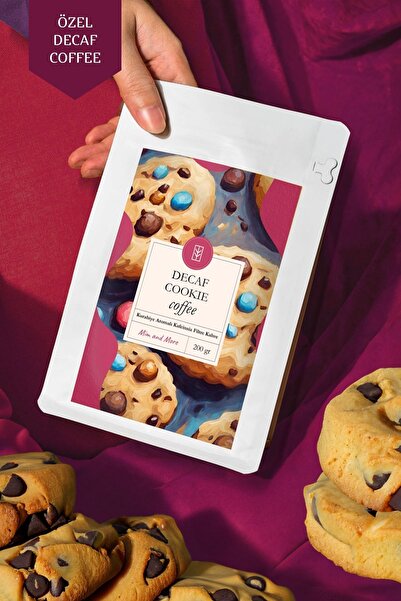 Mim and More Decaf Cookie Coffee - Kafeinsiz Kurabiye Aromalı Çekirdek Kahve,...