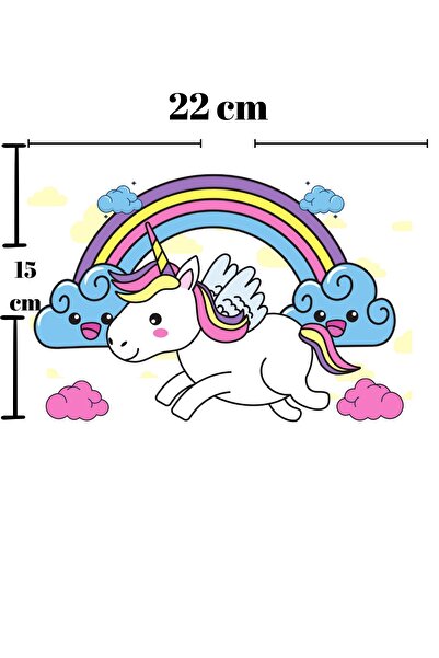 ceodesign 10 Parçalı Ahşap Unicorn Puzzle 2+ Yaş Bebek ve Çocuklar için