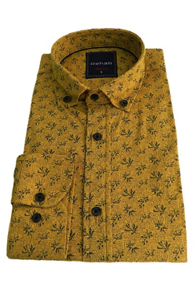 REHALLİ Yaprak Sa deznom Slim fit t Muška košulja - Rehalli, Pamuk kom Bgl-st...