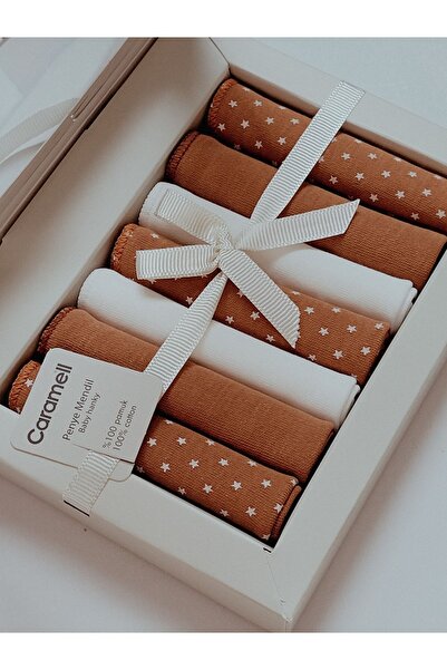 Caramell Bebek Mendili,%100 Pamuk Ağız Mendili