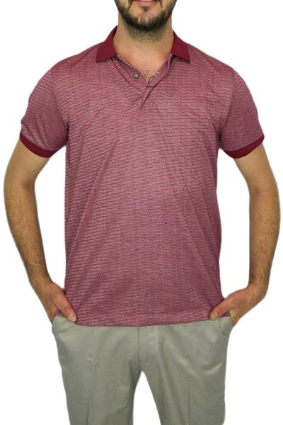 naykı Ανδρικό γιακά πόλο Jacquard T-shirt 2063 Bgl-st00533