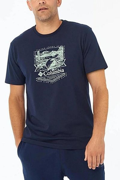 Columbia Tricou bleumarin pentru bărbați 9120250466 -albastru închis