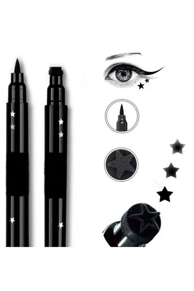LastingBeauty Double Sided Star Pattern Pen Eyeliner Liquid Water Resistant