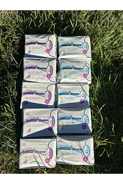 Tiens وسادة صحية للنساء من Airiz، 5 عبوات، 10 عبوات يومية، 5 عبوات ليلية، 8 ع...